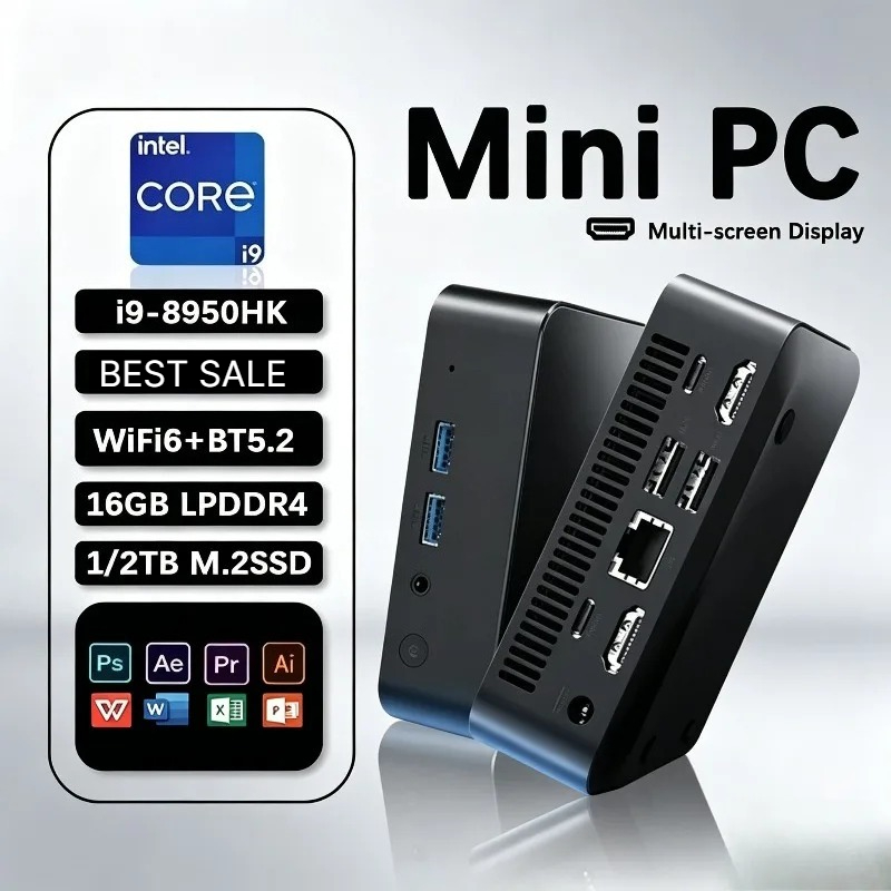 Pc Gaming I9 - Mini PC 8950HK i9 Core Intel