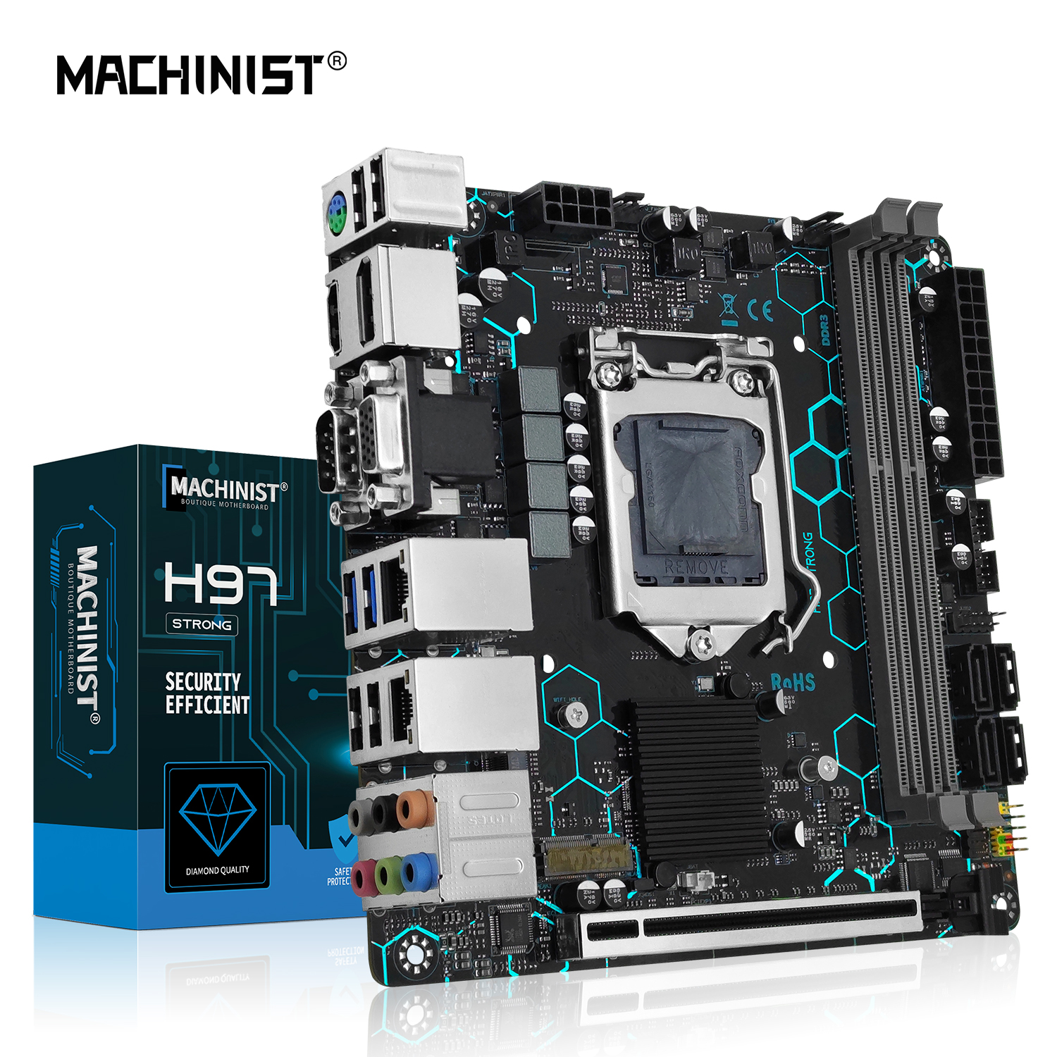 Pc Gaming Intel Core I7 - MACHINIST H97 STRONG Motherboard LGA1150 Support