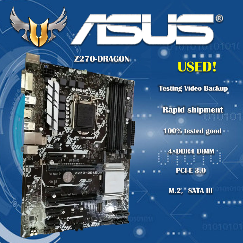 Pc Gaming Intel Core I7 - Motherboard For Asus PRIME Z270-DRAGON Original