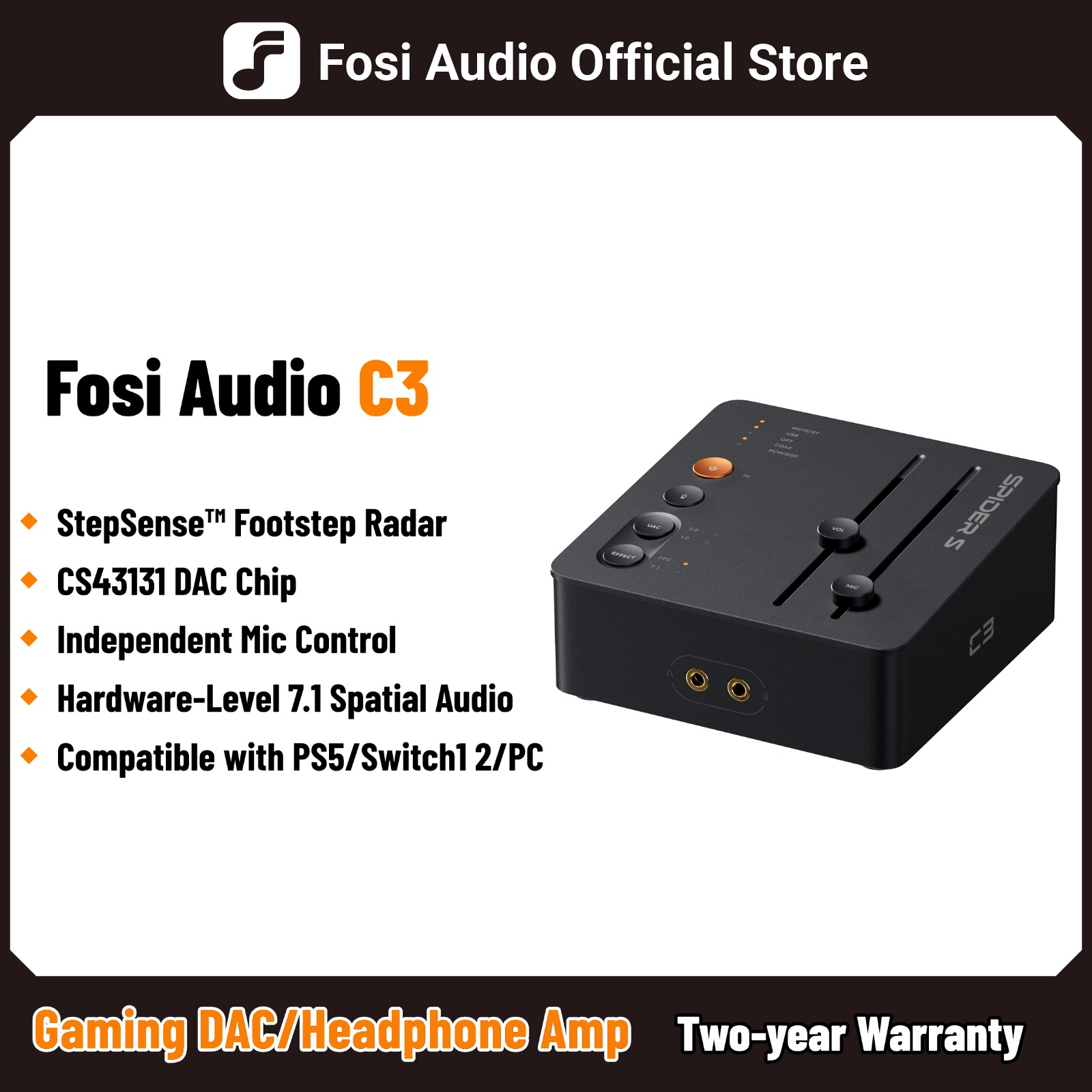 Pc Gaming Ps5 - Fosi Audio C3 External Gaming Sound