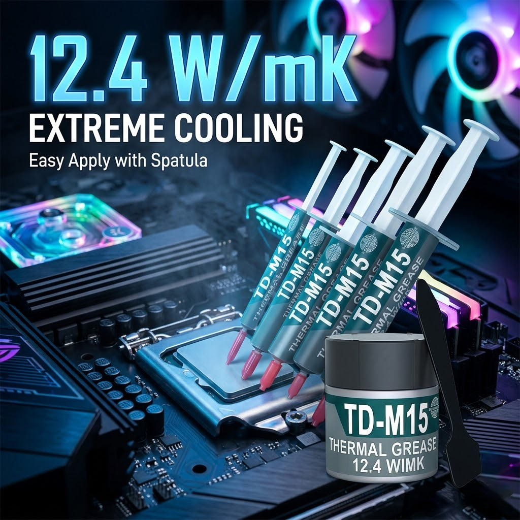 Pc Gaming Ps5 - 12.4W/mK High Thermal Conductivity Paste Grease