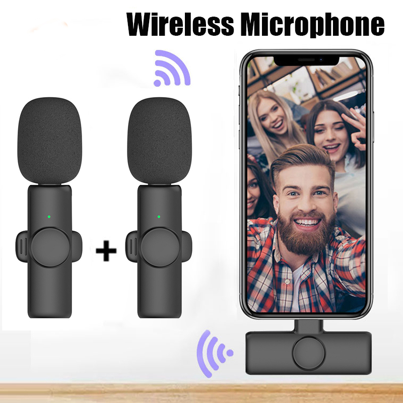 Pc Gaming Portable - New Portable Wireless Lavalier Microphone Audio