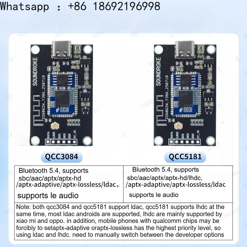 QCC5181/QCC3095 Bluetooth Digi - Sound Card Usb ulasan dan harga