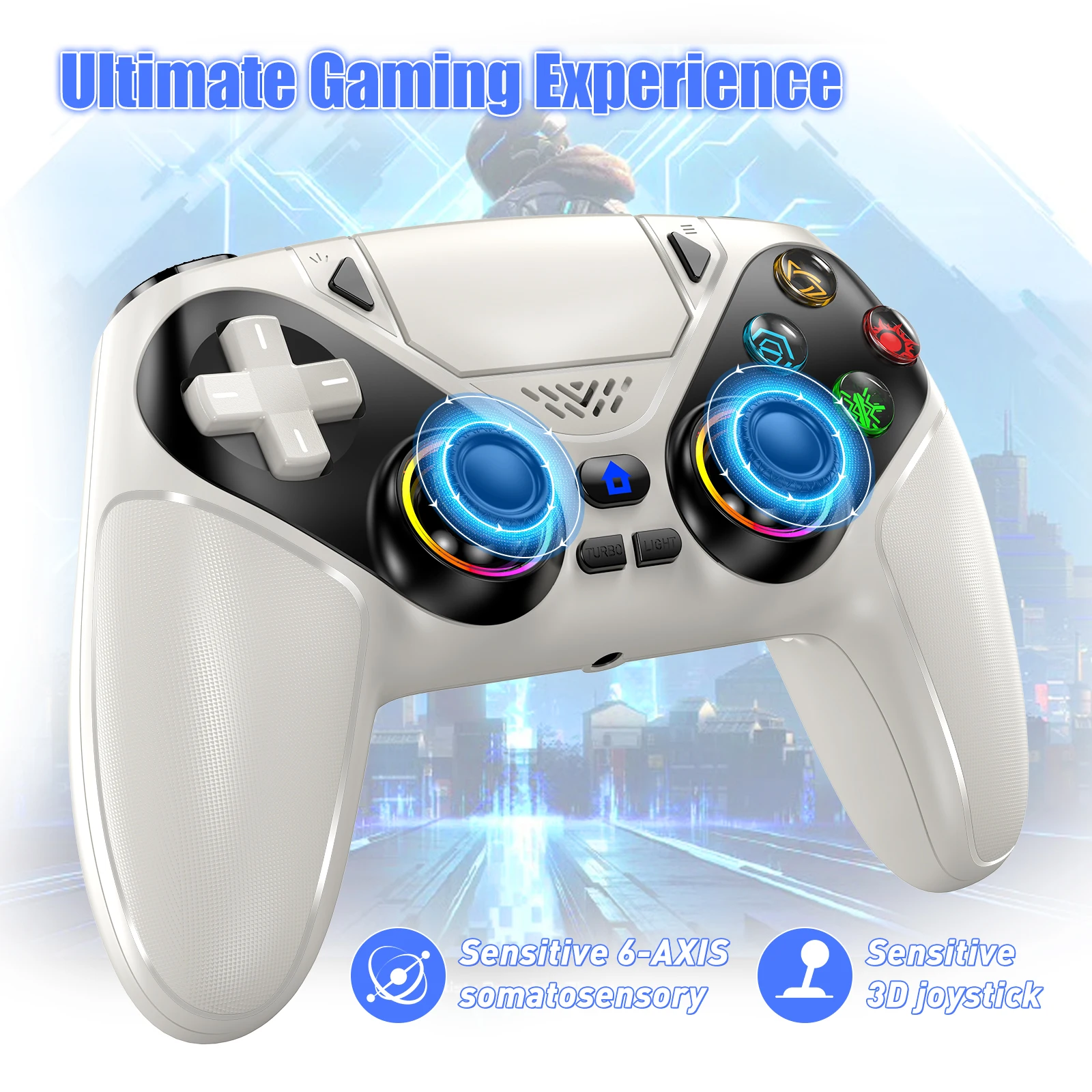 Wireless Controller Gamepad Fo - Pc Gaming Ps5 ulasan dan harga