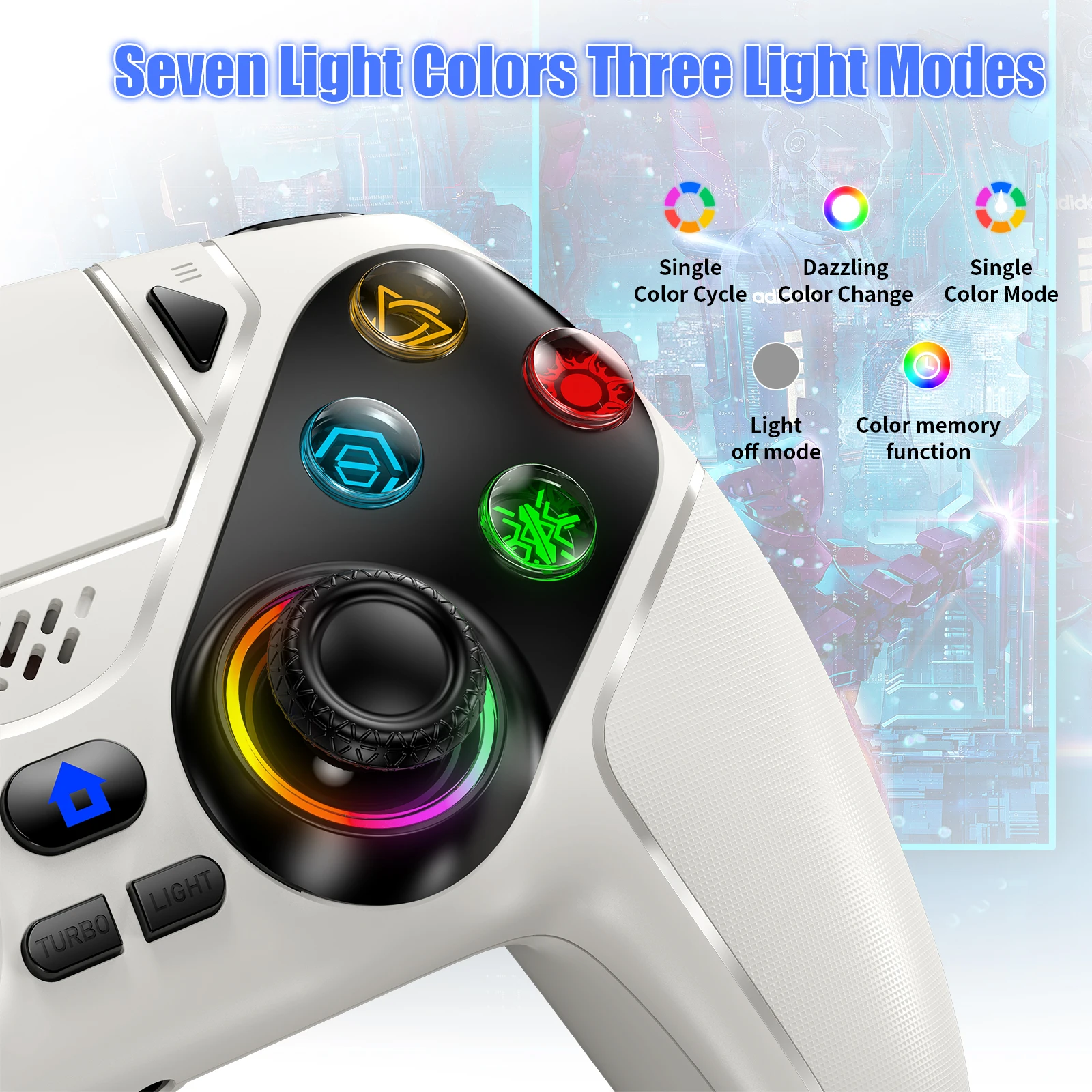 Wireless Controller Gamepad Fo - Pc Gaming Ps5 ulasan dan harga