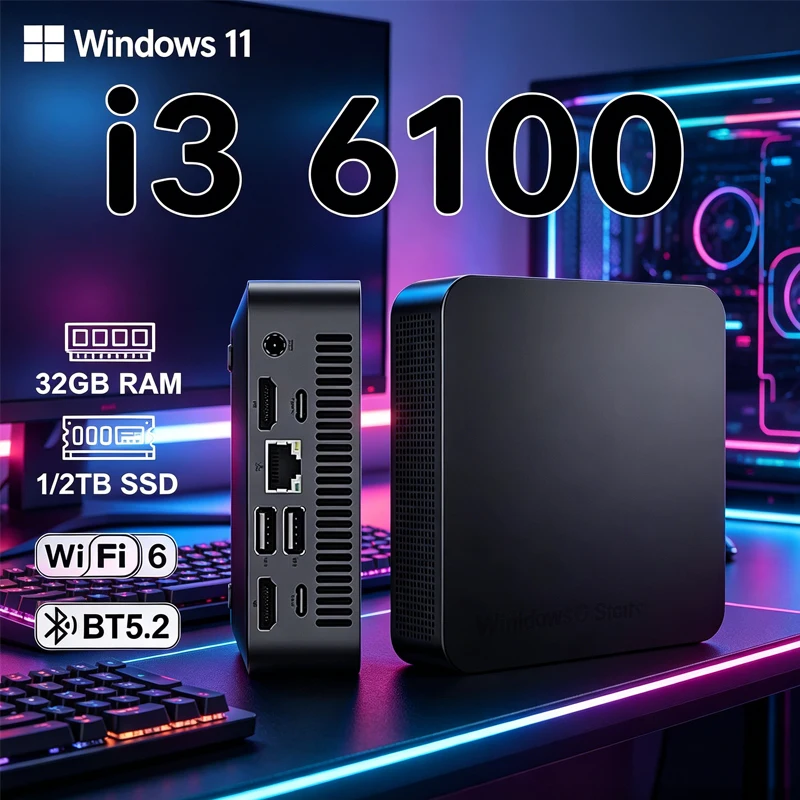 Mini PC Laptop Win11 Pro Core  - Pc Gaming I3 ulasan dan harga