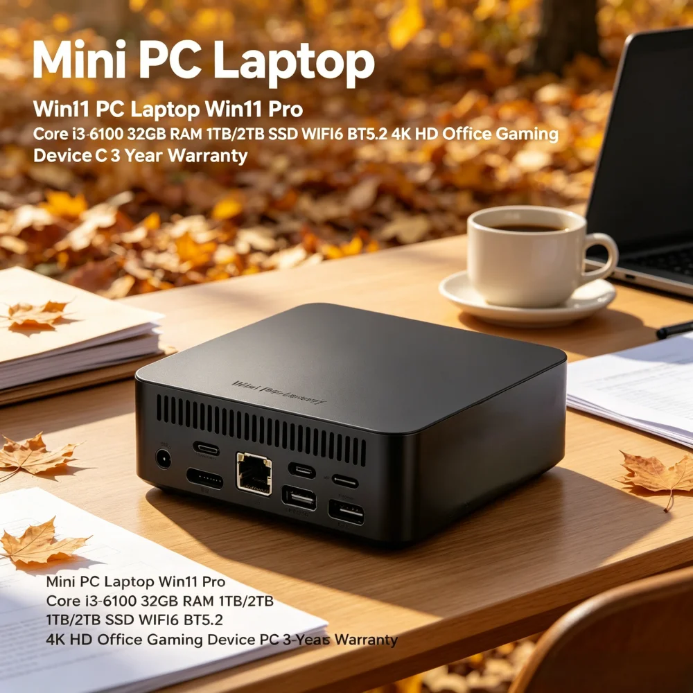 Mini PC Laptop Win11 Pro Core  - Pc Gaming I3 ulasan dan harga