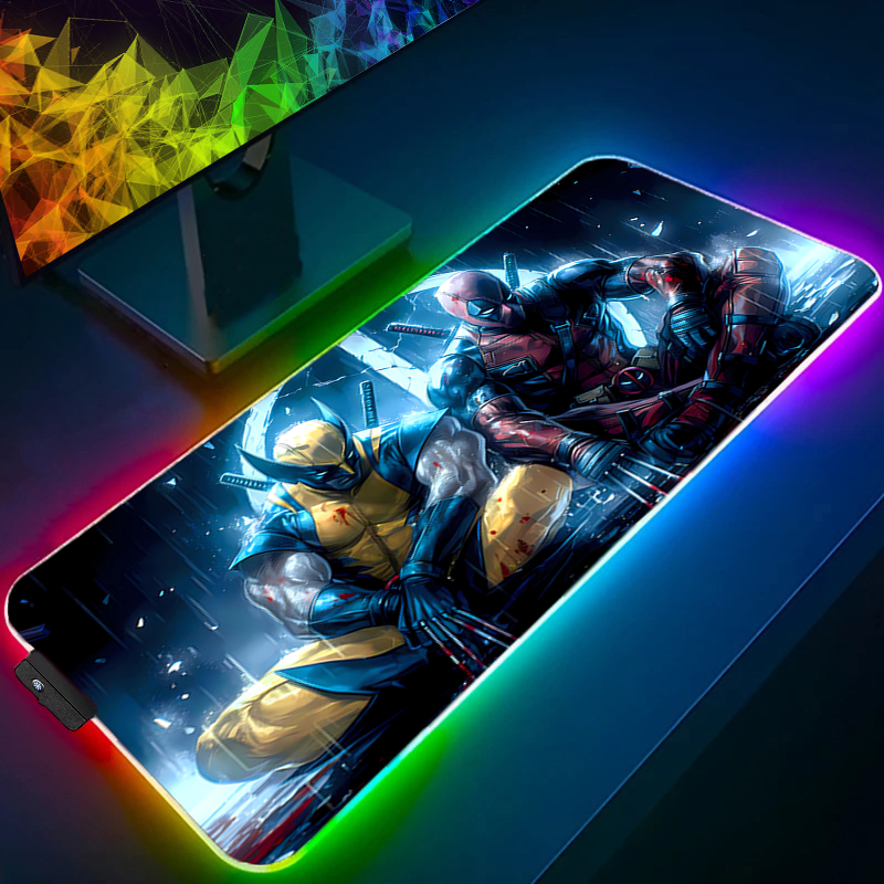 LED Mouse Pad Gaming Backlight - Pc Gaming Aesthetic ulasan dan harga