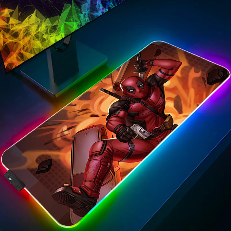 LED Mouse Pad Gaming Backlight - Pc Gaming Aesthetic ulasan dan harga