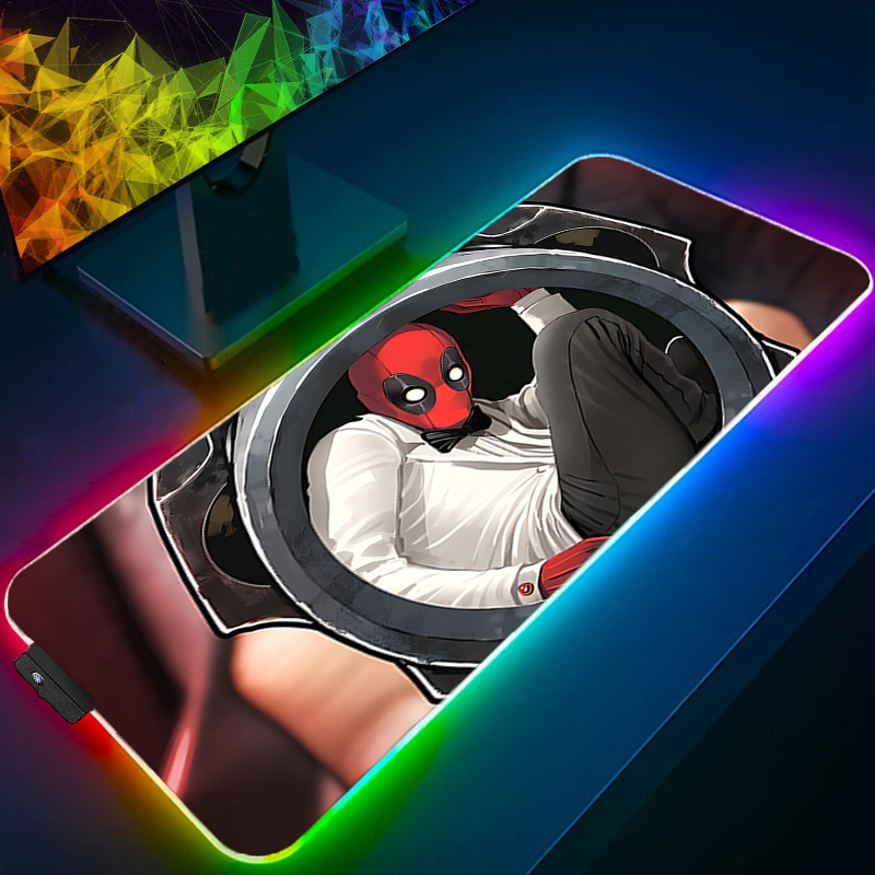 LED Mouse Pad Gaming Backlight - Pc Gaming Aesthetic ulasan dan harga