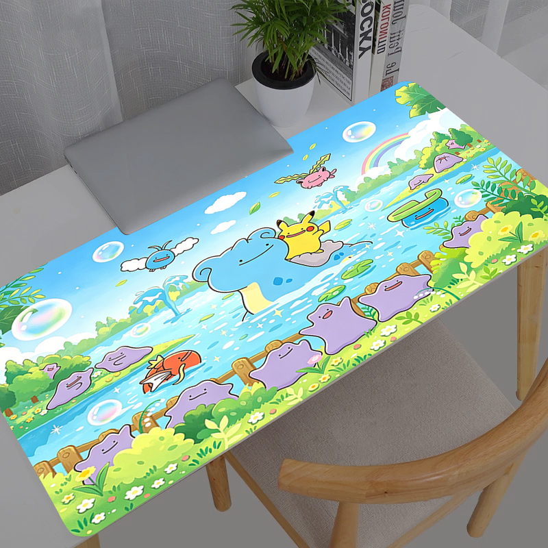 Mouse Pad Pokemon Pikachu Anim - Pc Gaming Aesthetic ulasan dan harga