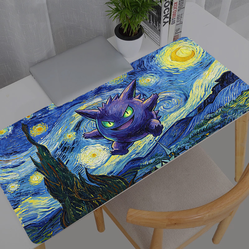 Mouse Pad Pokemon Pikachu Anim - Pc Gaming Aesthetic ulasan dan harga