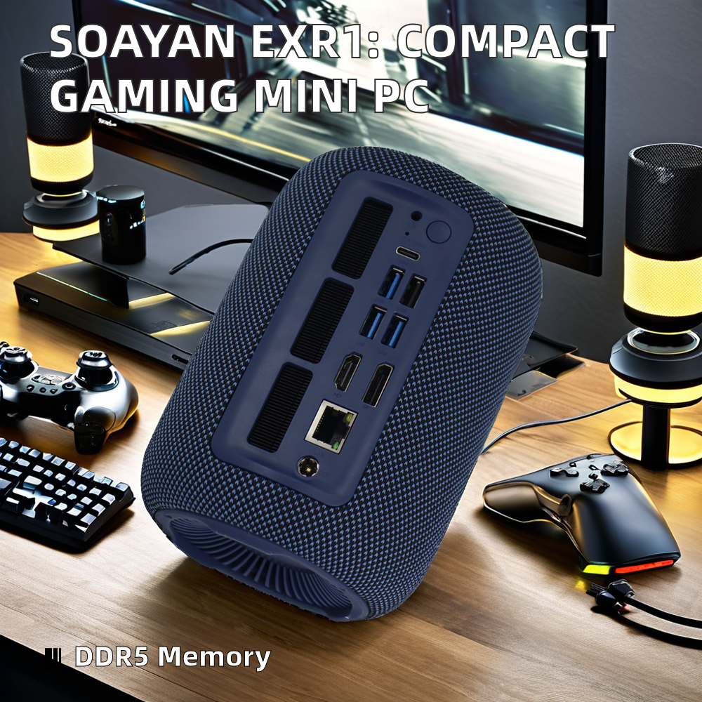 New EXR1 Mini PC Built-in Spea - Pc Gaming News ulasan dan harga