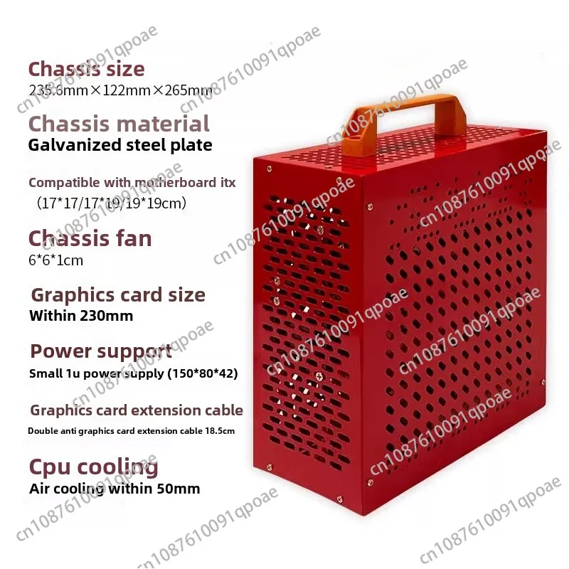 Mini ITX Case 7.9L Gaming Comp - Pc Gaming Itx ulasan dan harga