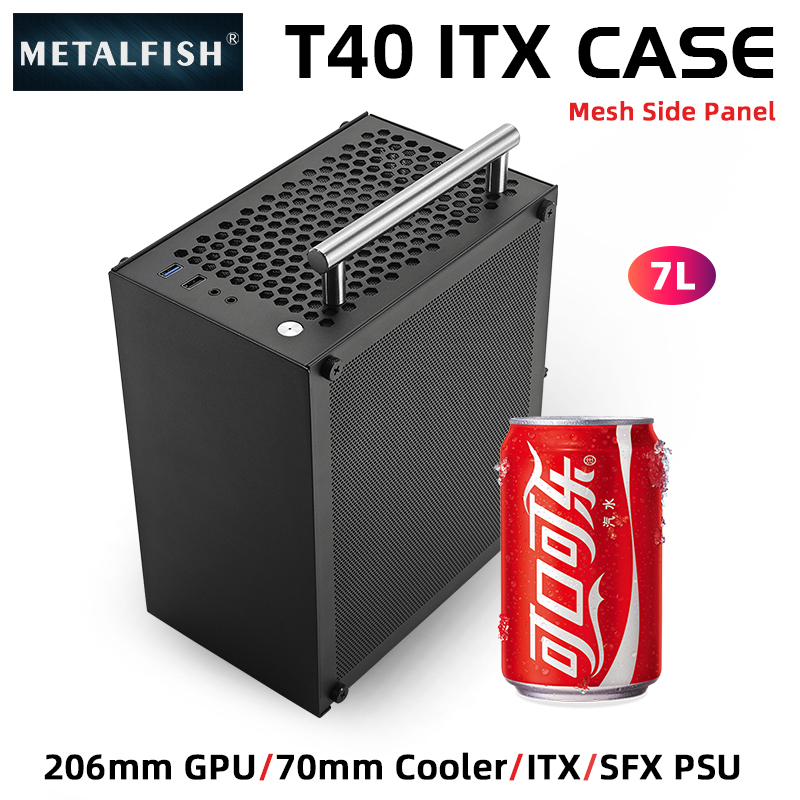 METALFISH T40 Mini ITX Black C - Pc Gaming Itx ulasan dan harga