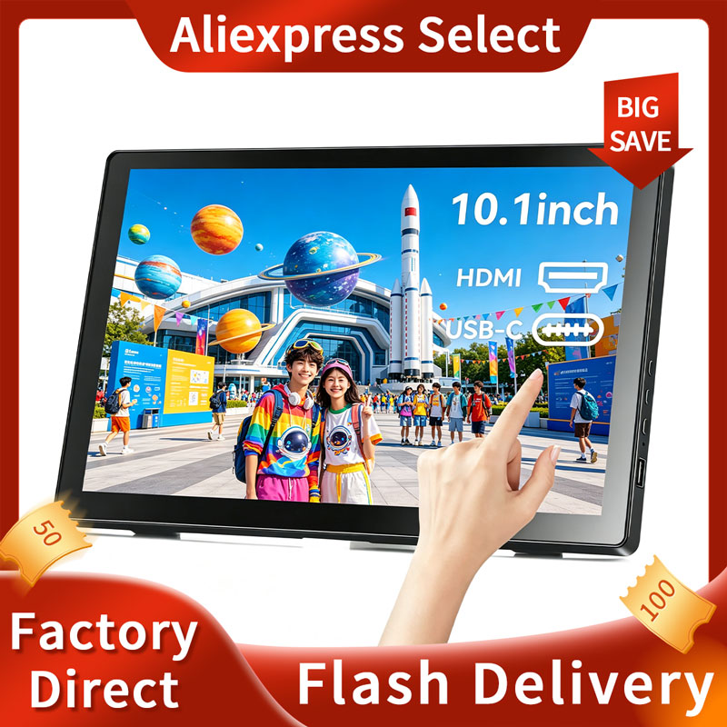 Small Touchscreen Monitor 10.1 - Pc Gaming Optimization ulasan dan harga