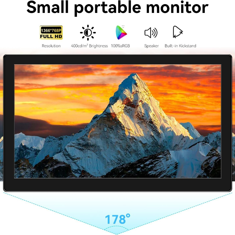 Small Touchscreen Monitor 10.1 - Pc Gaming Optimization ulasan dan harga