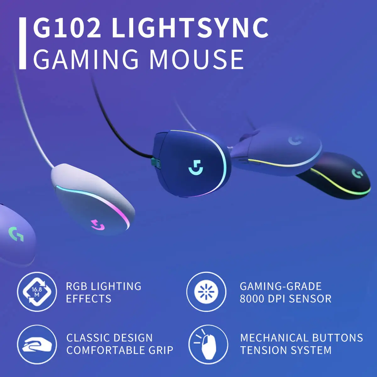 Logitech（G）G102/G304 Ergonomic - Pc Gaming Optimization ulasan dan harga