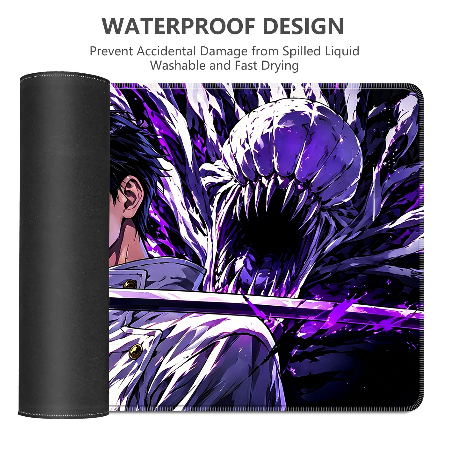 HD Anime Purple Mouse Pads Yut - Pc Gaming Aesthetic ulasan dan harga