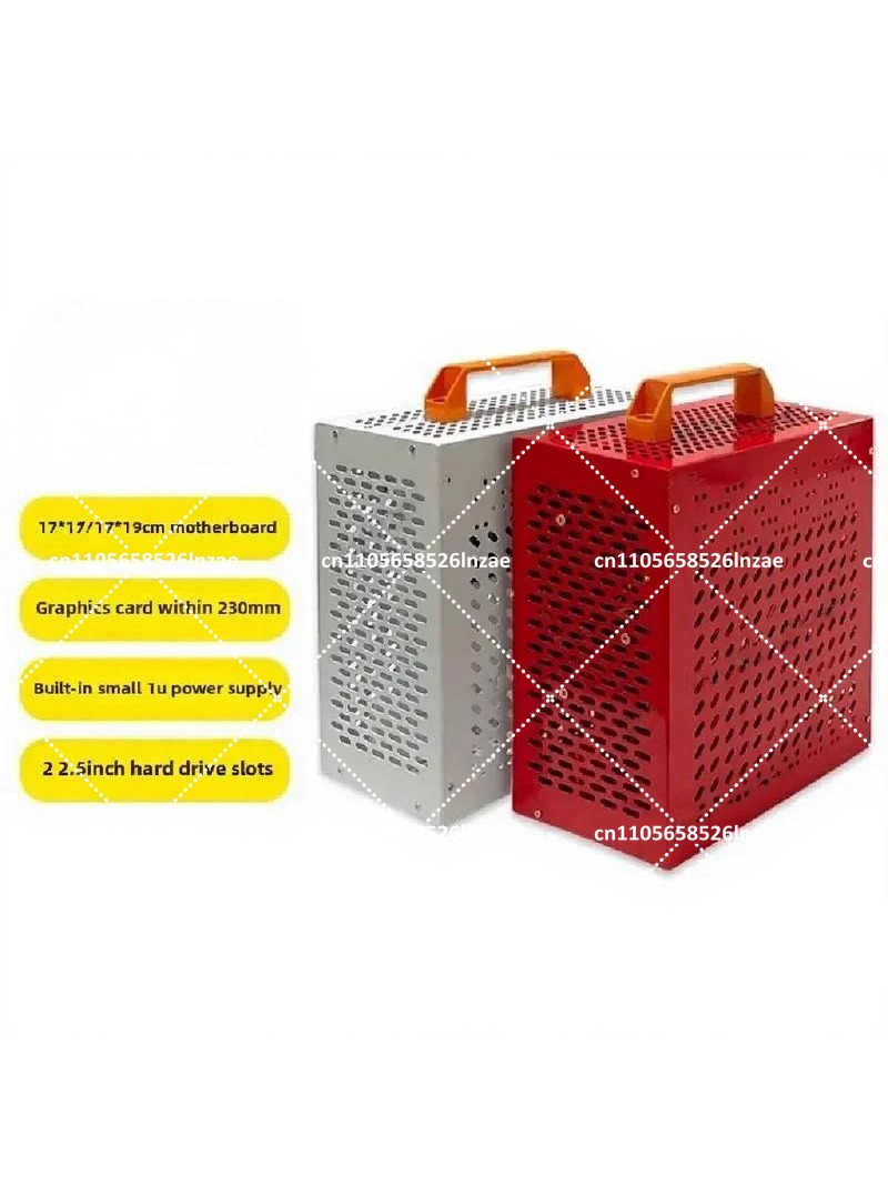 White Mini ITX PC Case 7.9L Ga - Pc Gaming Itx ulasan dan harga