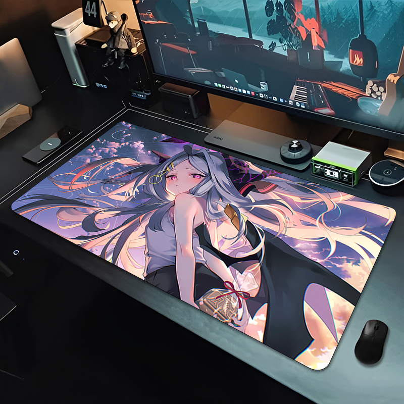 Large Blue Halo Angel School G - Pc Gaming Girl ulasan dan harga