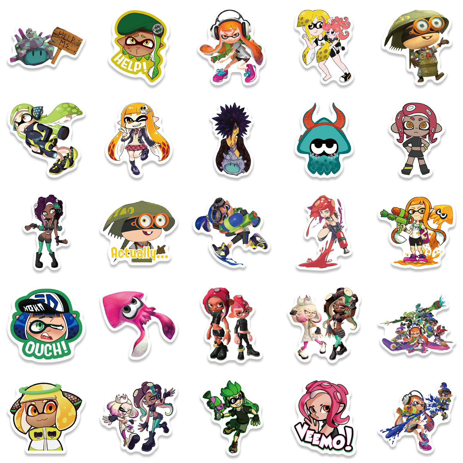 10/30/50pcs  Game Splatoon  Sk - Pc Gaming Girl ulasan dan harga