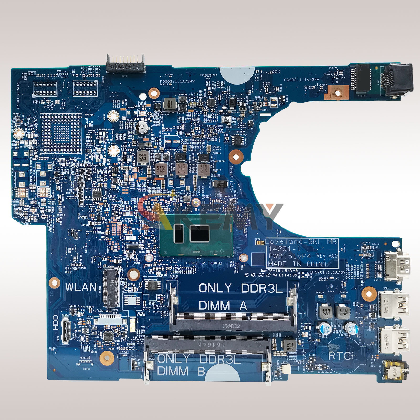 Laptop Motherboard For DELL La - Pc Gaming Ddr3 ulasan dan harga