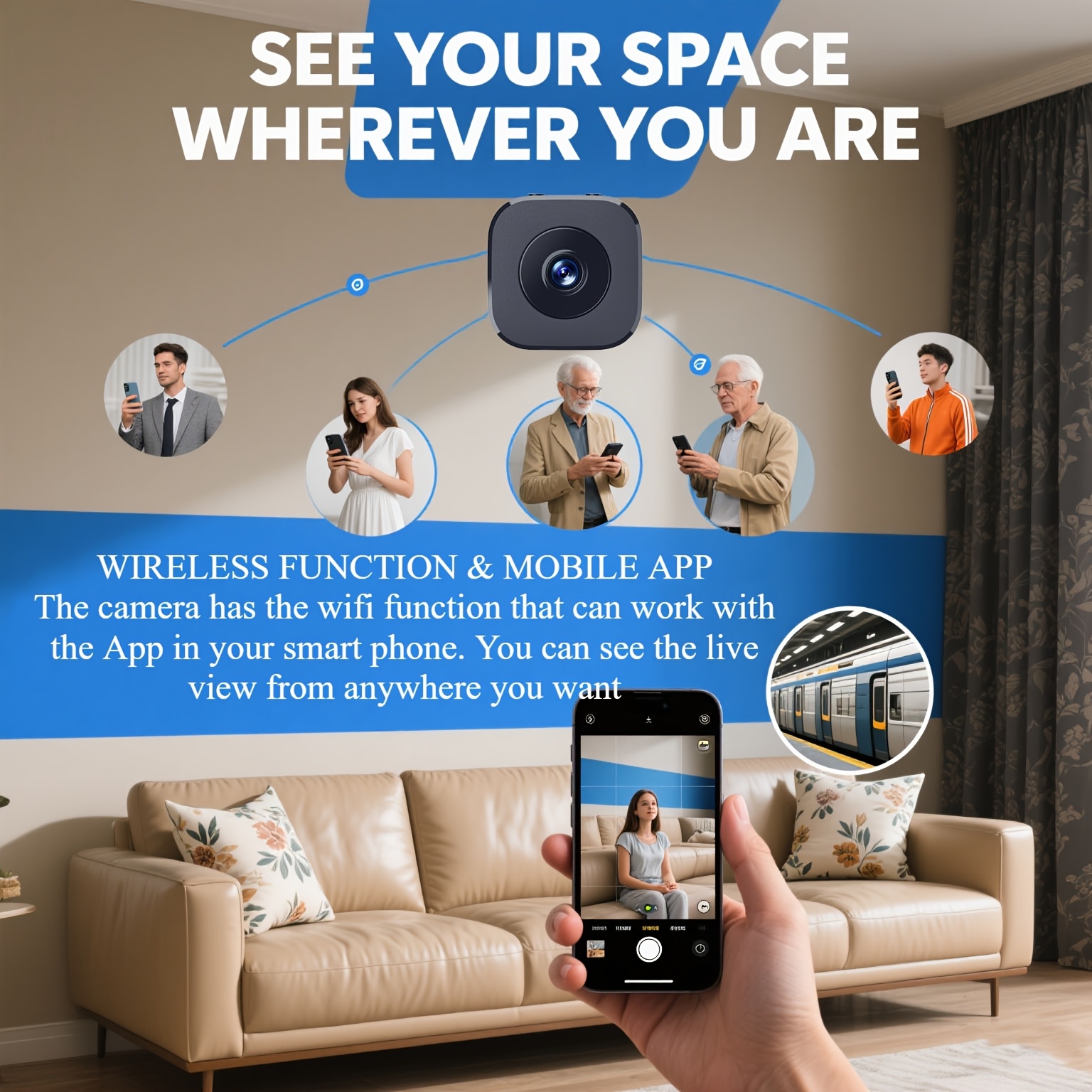 1080P HD Mini WiFi Camera Indo - Sound Card Usb ulasan dan harga