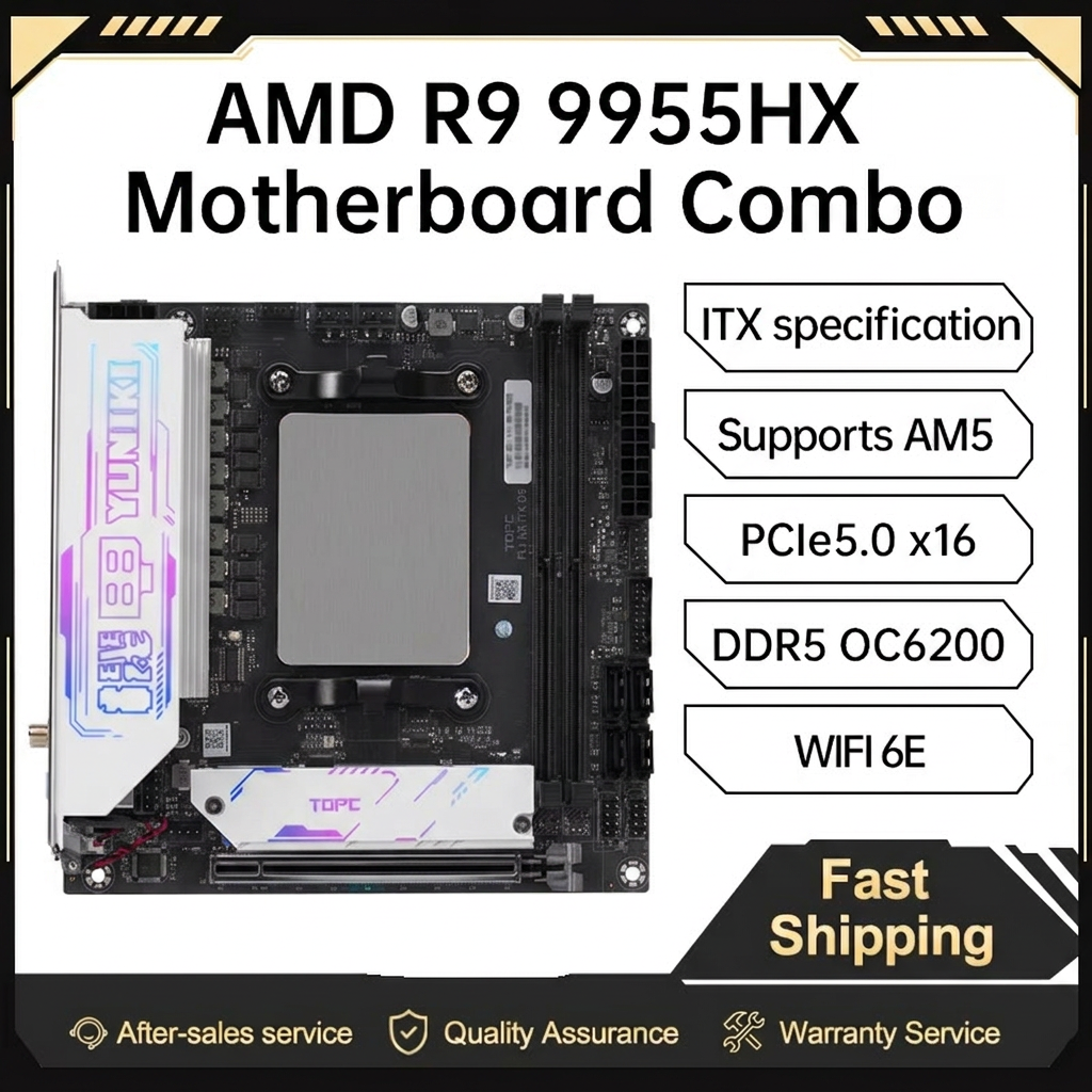 TOPC AMD Ryzen 9 9955HX Mini-I - Pc Gaming Itx ulasan dan harga