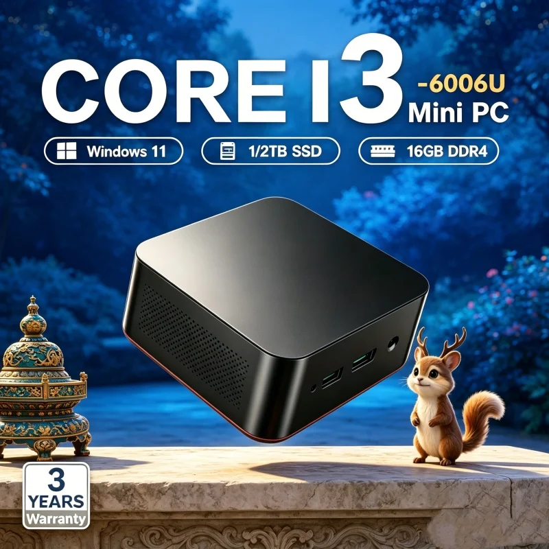 2026 Celestial Tenuous MINI PC - Pc Gaming I3 ulasan dan harga