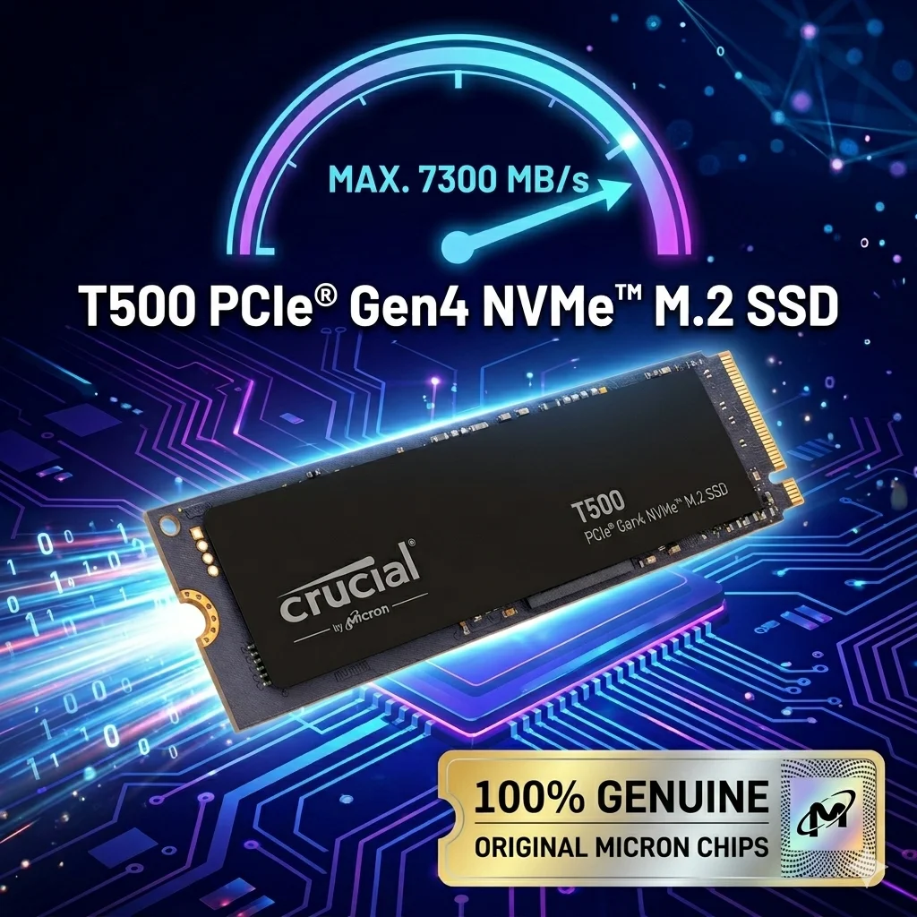 Crucial T500 1TB 2TB SSD Gen4  - Pc Gaming News ulasan dan harga