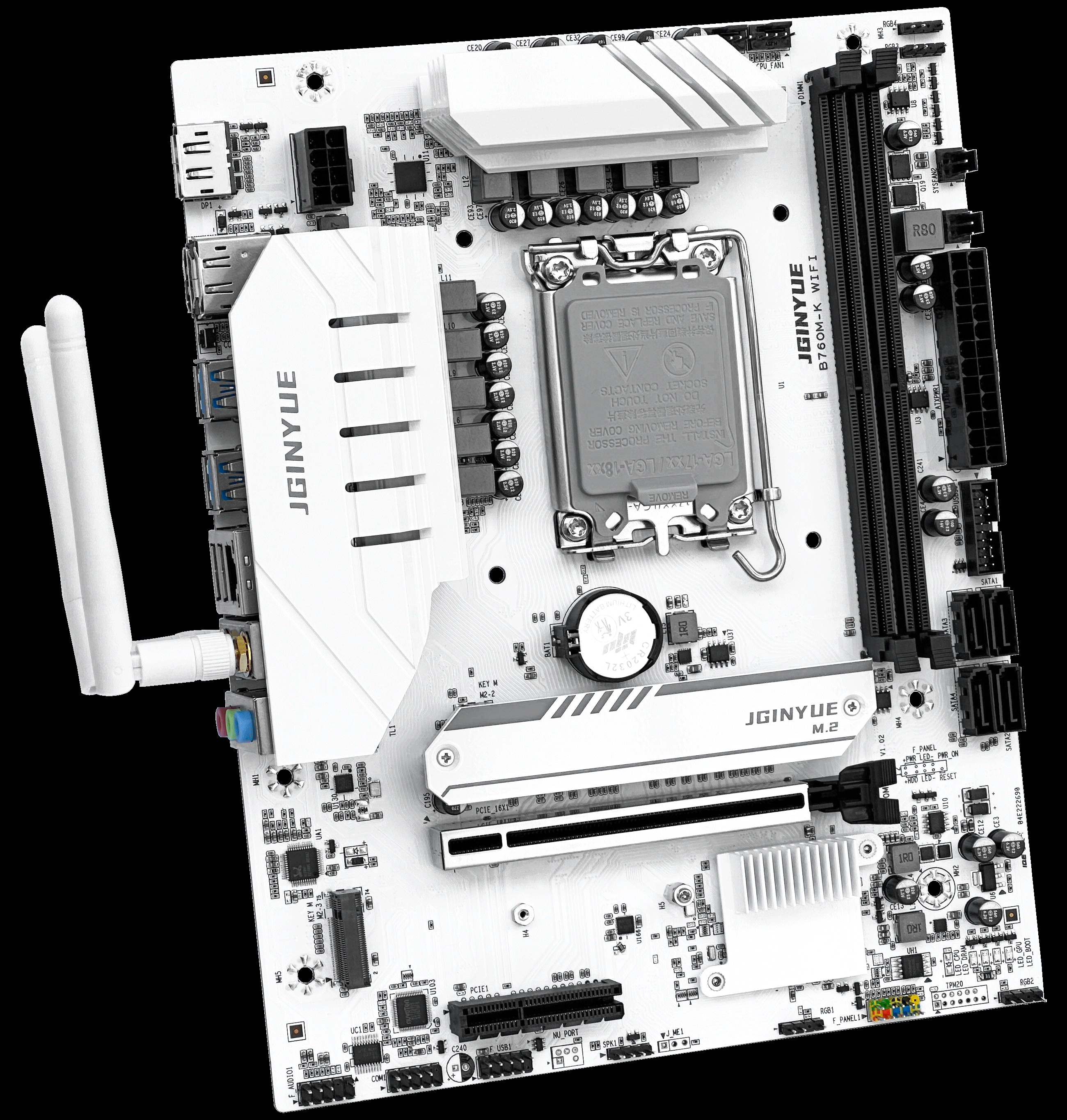 JGINYUE B760M-K WIFI motherboa - Pc Gaming I3 ulasan dan harga