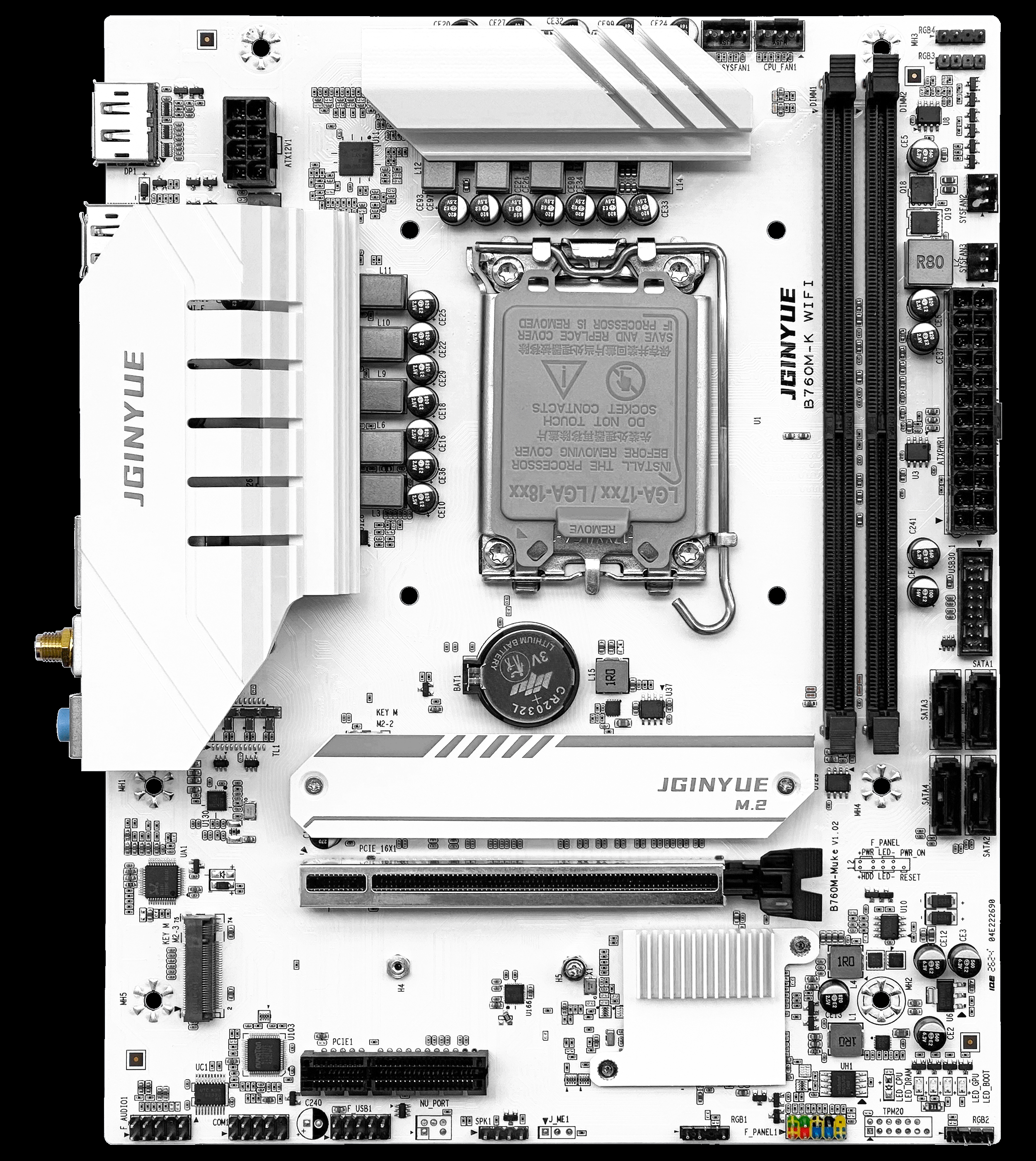 JGINYUE B760M-K WIFI motherboa - Pc Gaming I3 ulasan dan harga