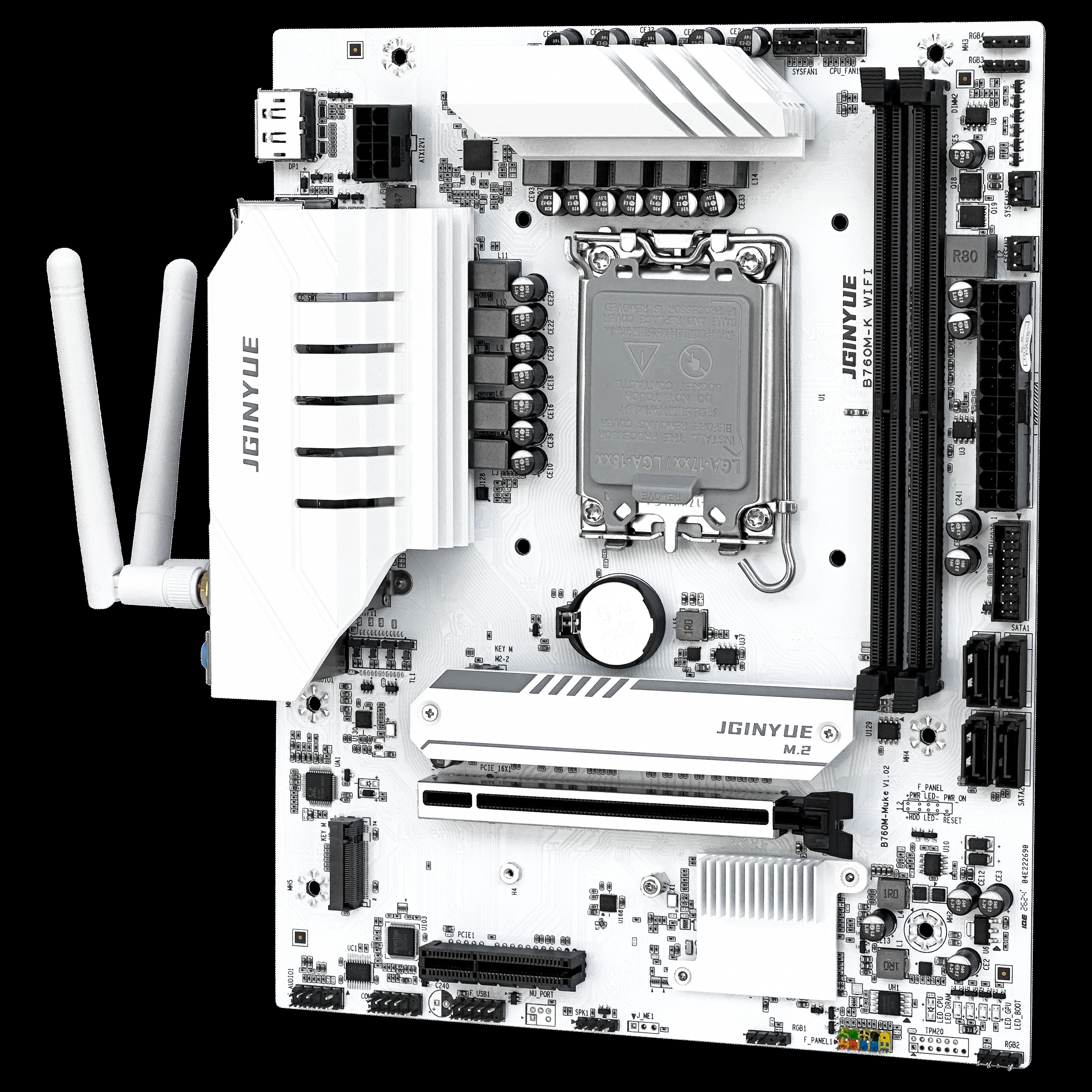 JGINYUE B760M-K WIFI motherboa - Pc Gaming I3 ulasan dan harga