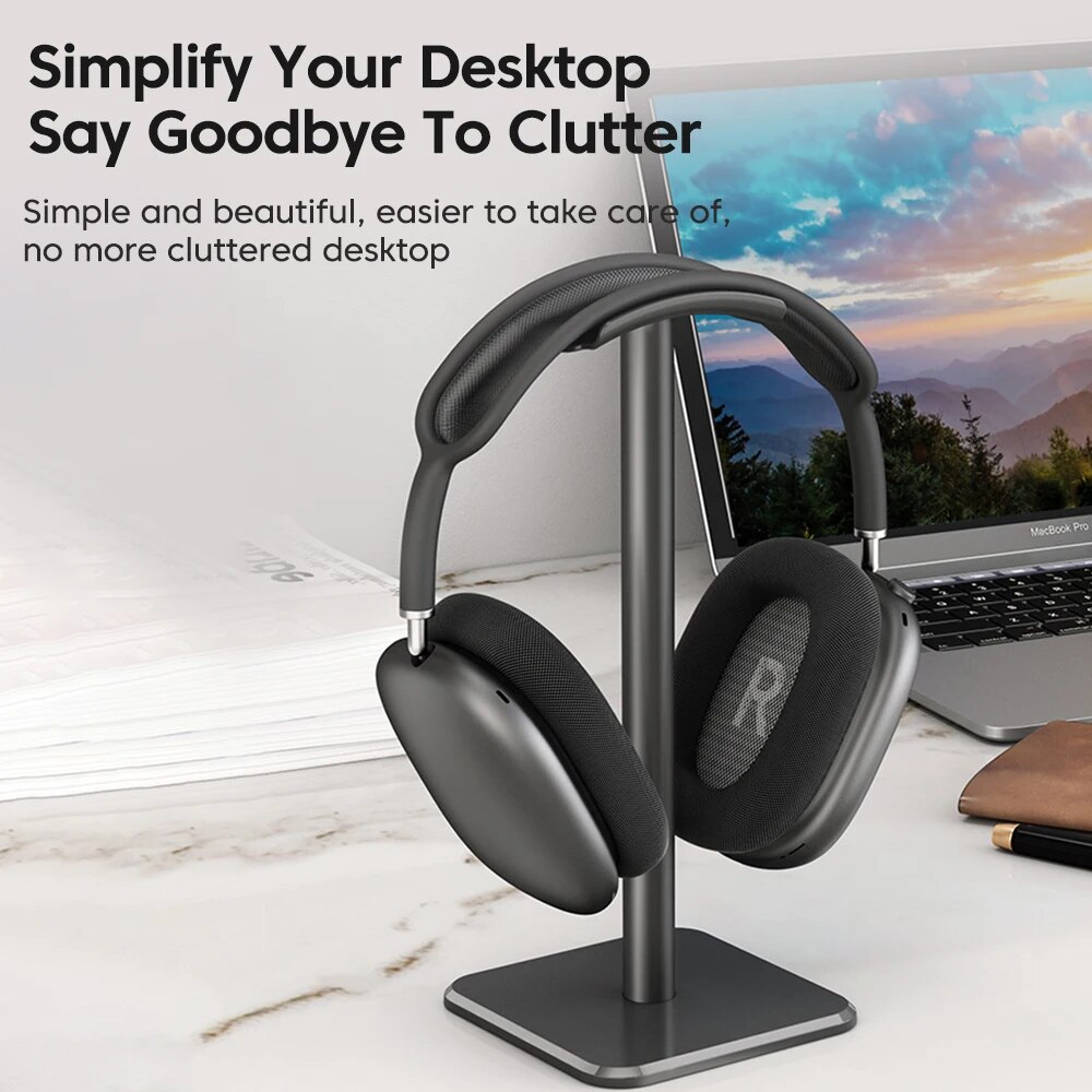 Universal Headphone Stand Alum - Gaming Headset ulasan dan harga