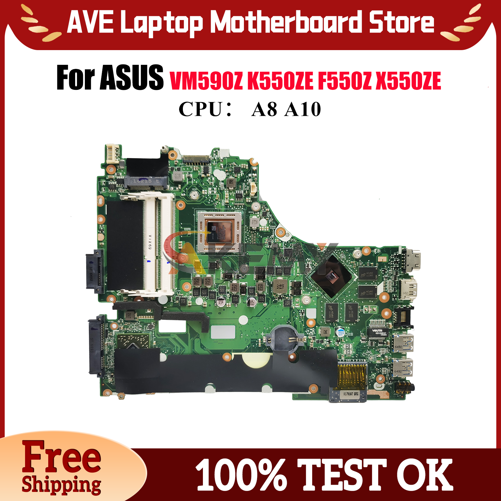 X550ZE Laptop Motherboard For  - Pc Gaming Ddr3 ulasan dan harga