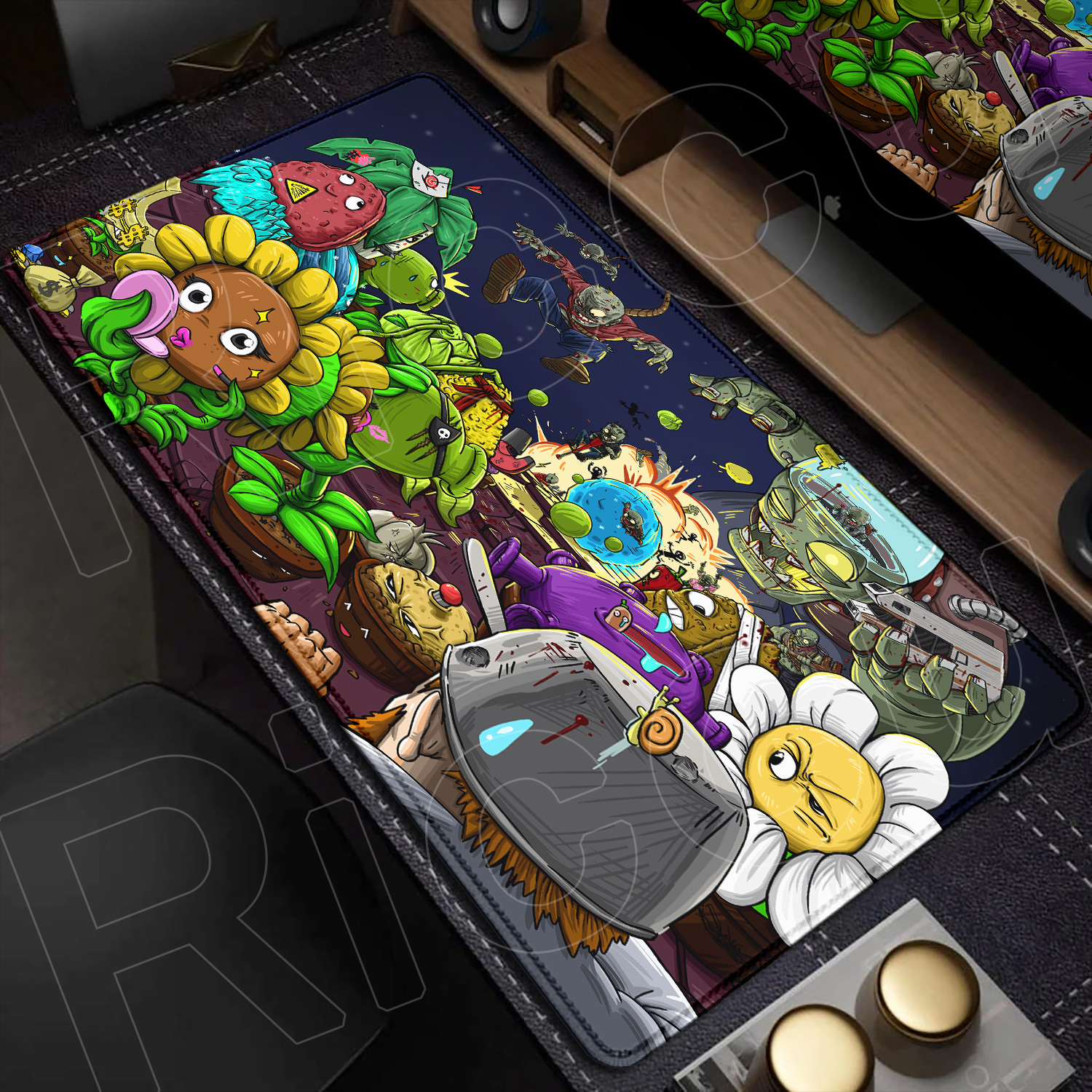 XXL HD print PVZ Plants vs. Zo - Pc Gaming Vs Laptop Gaming ulasan dan harga