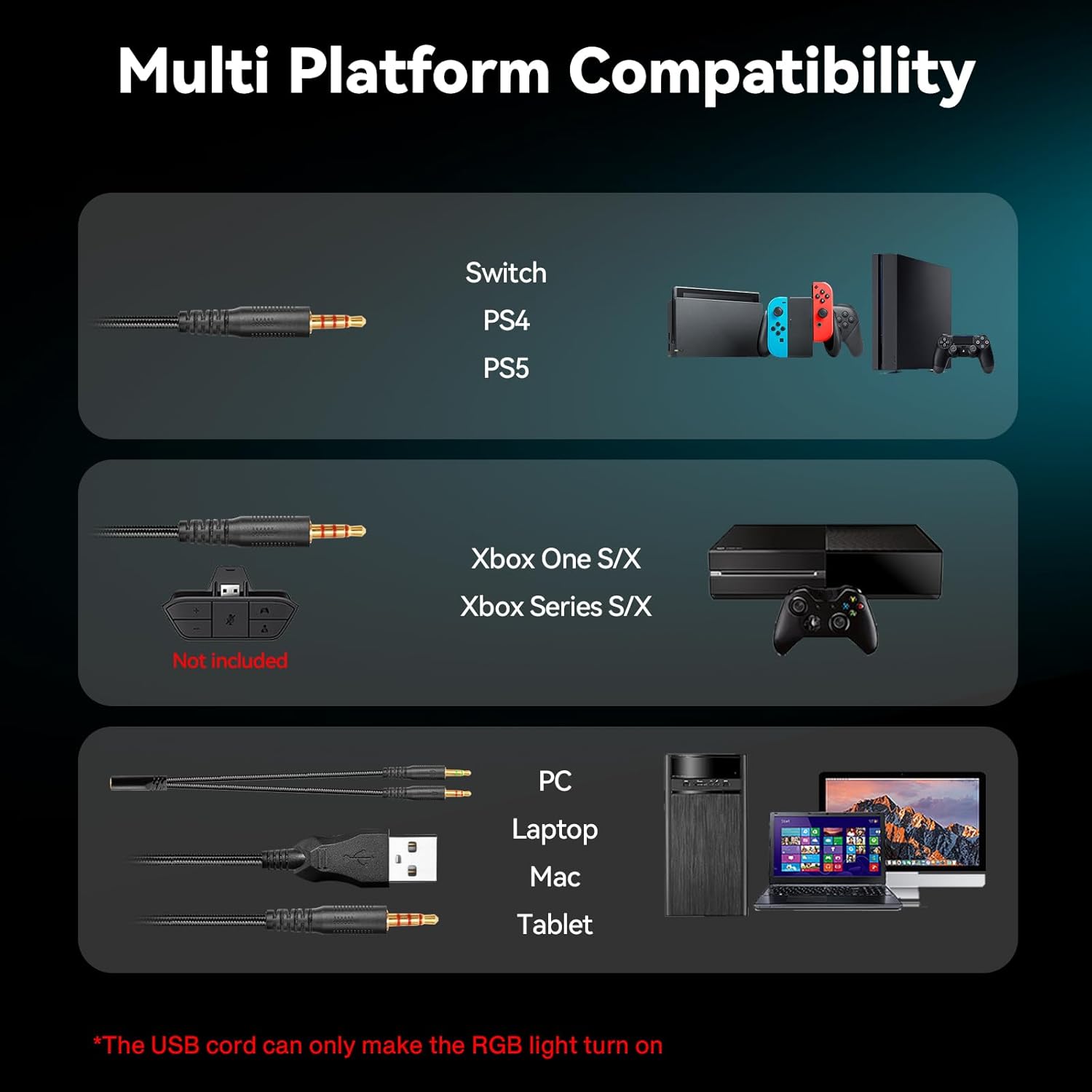 Gaming Headset With Microphone - Pc Gaming Ps5 ulasan dan harga