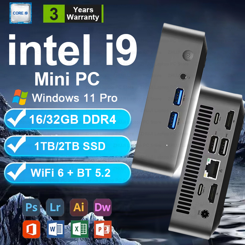 MINI PC Windows 11 Intel Core  - Pc Gaming Portable ulasan dan harga