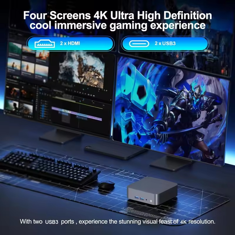 2026 Intel N150 Mini PC Portab - Pc Gaming Ram 32Gb ulasan dan harga